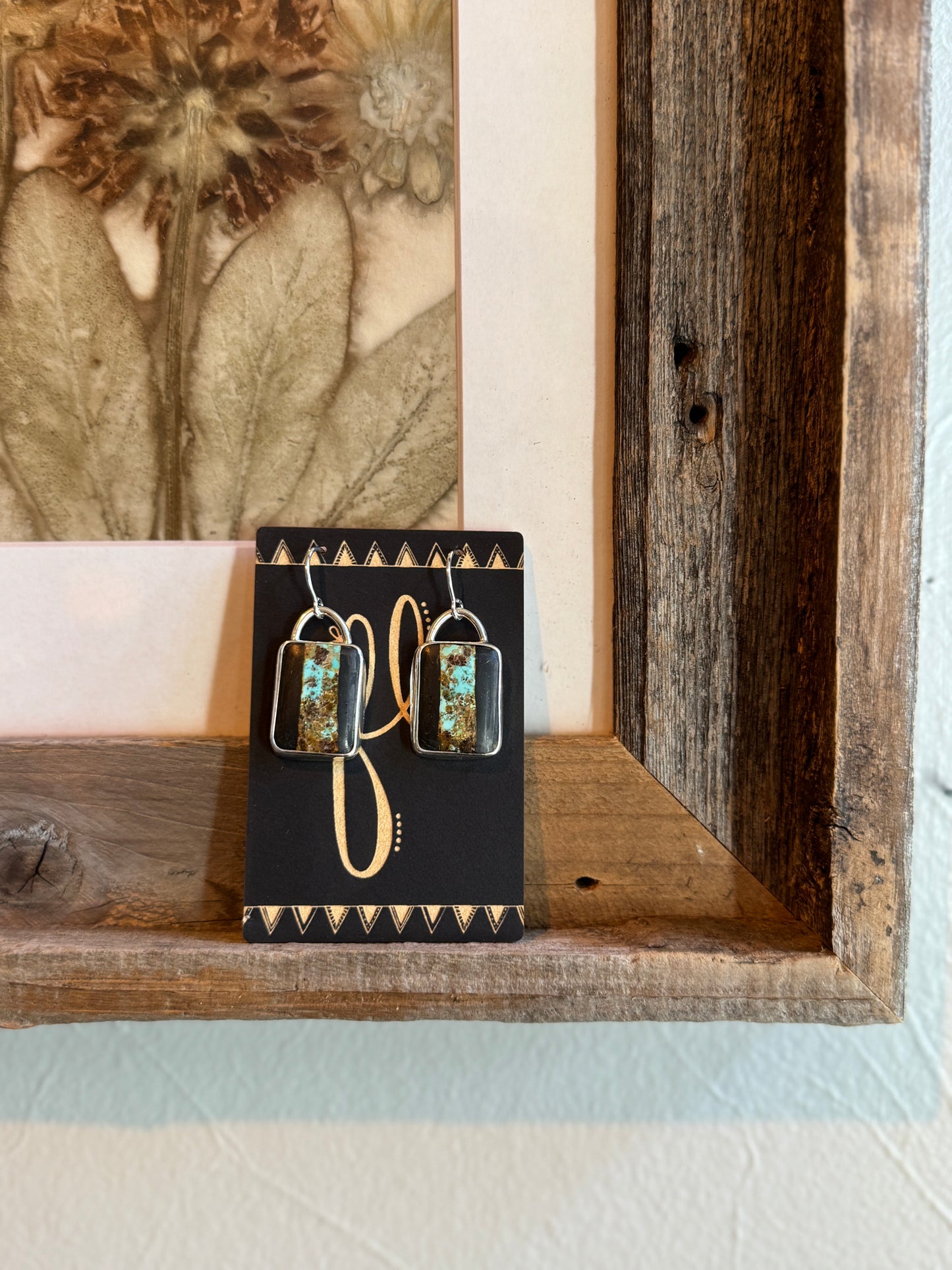 Blackjack Turquoise Earrings