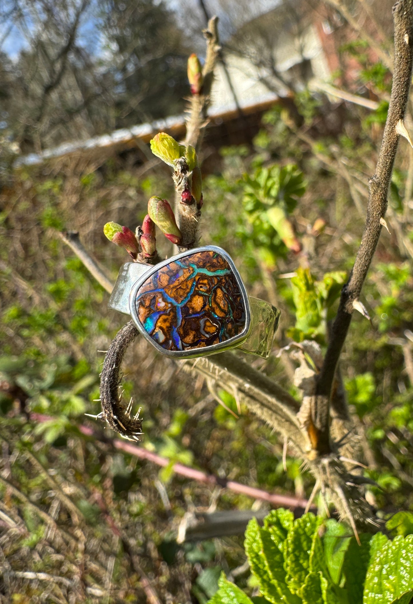 Koroit Boulder Opal Ring