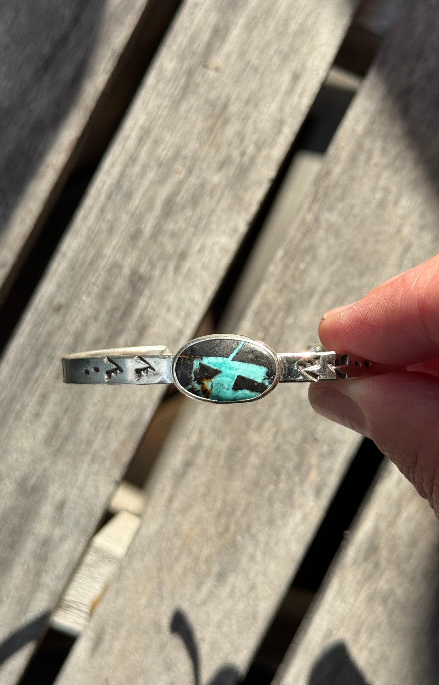 Blackjack Turquoise Cuff Bracelet