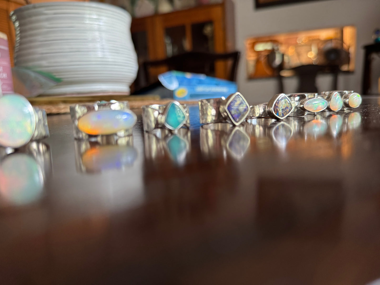 Koroit Boulder Opal Ring