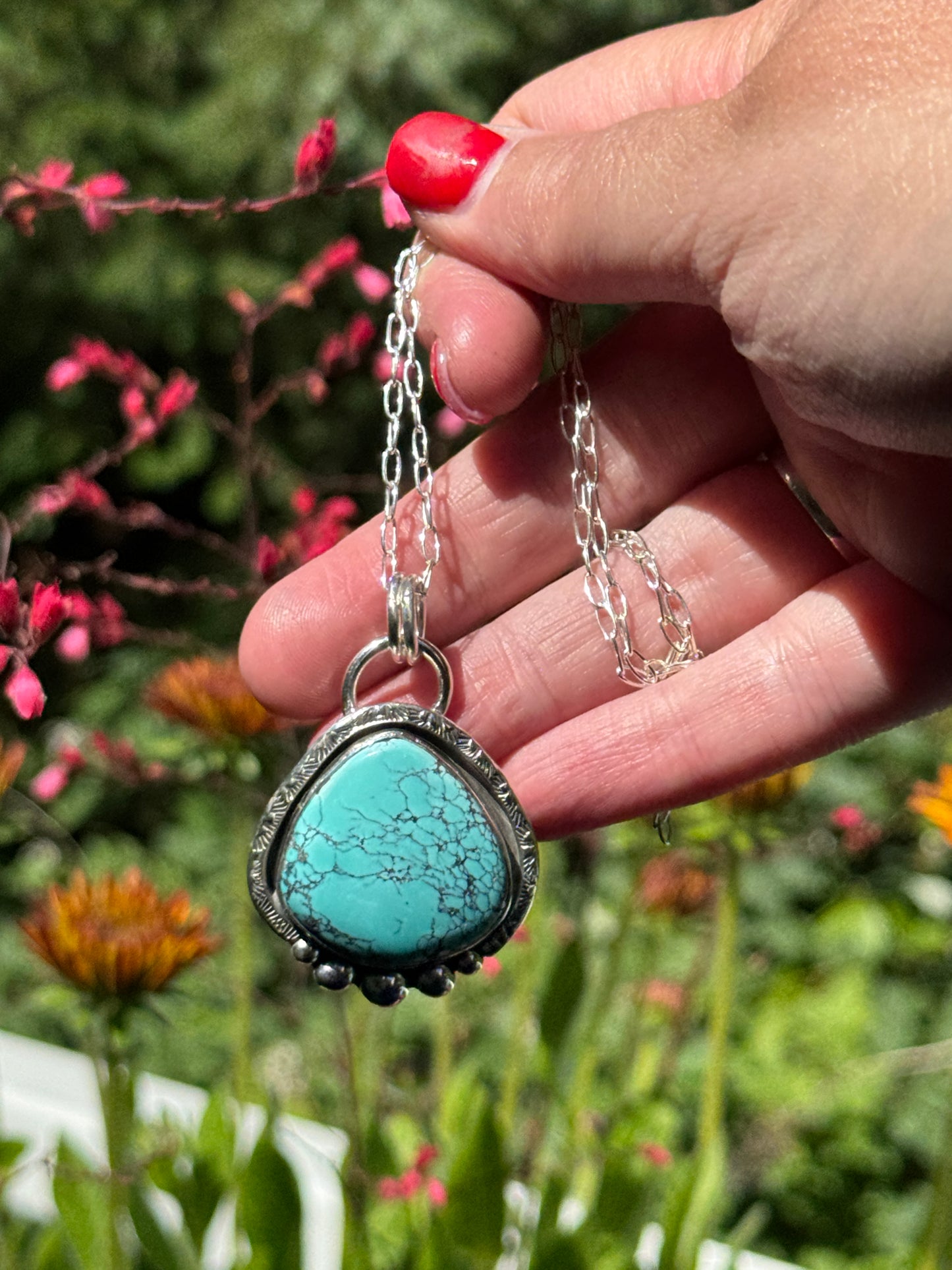 Bamboo Mountain Statement Pendant