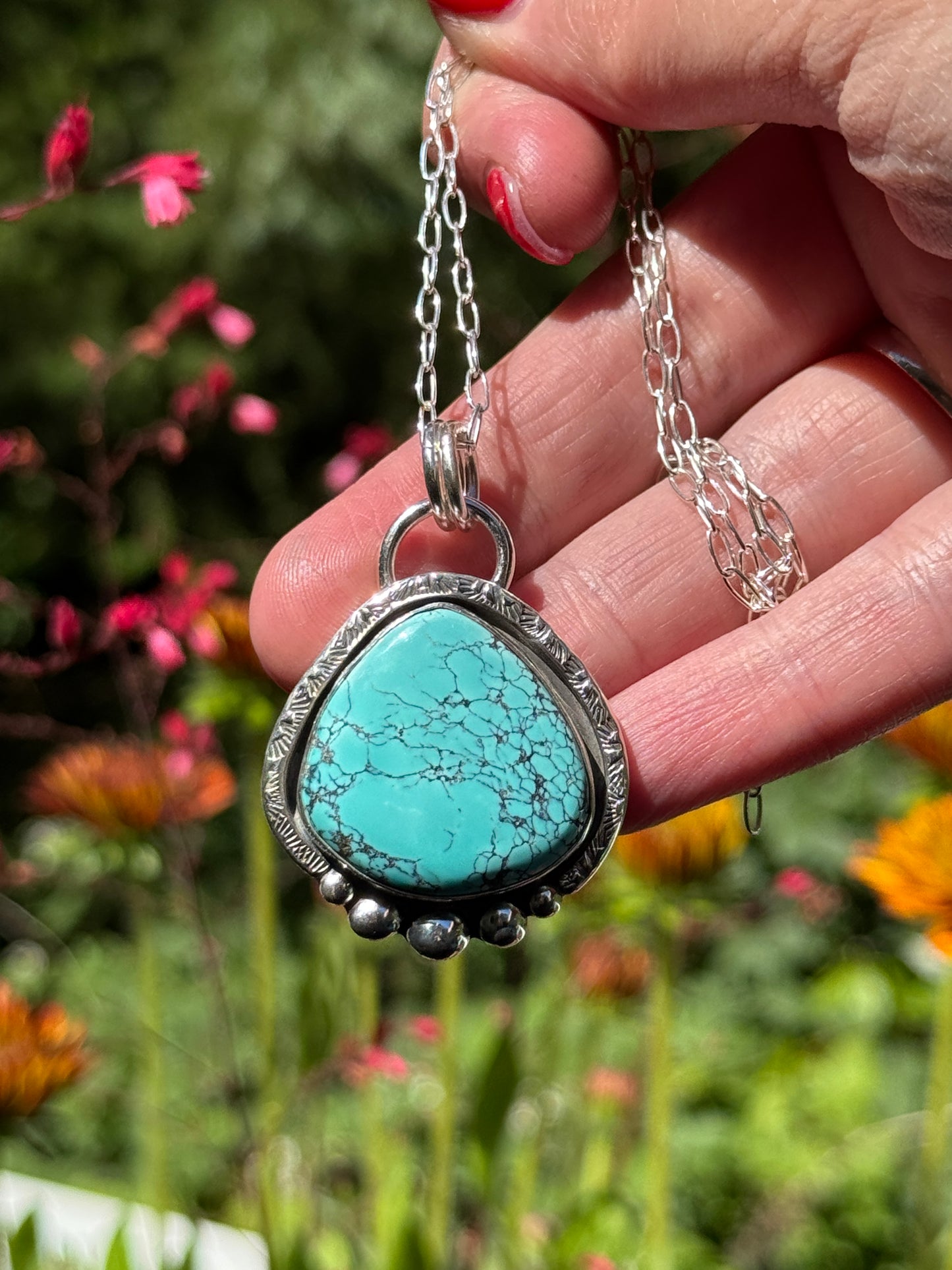 Bamboo Mountain Statement Pendant