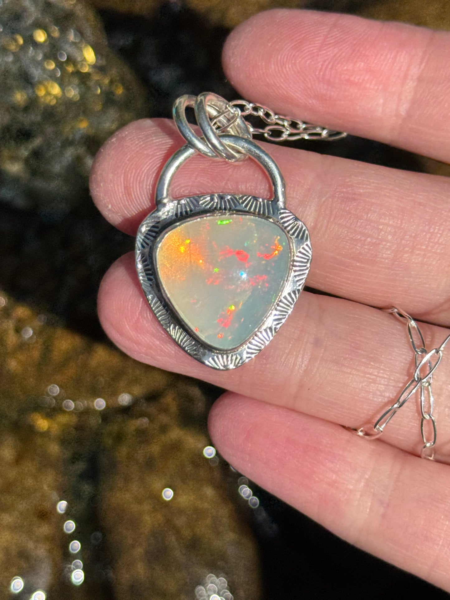 Welo Opal Statement Pendant