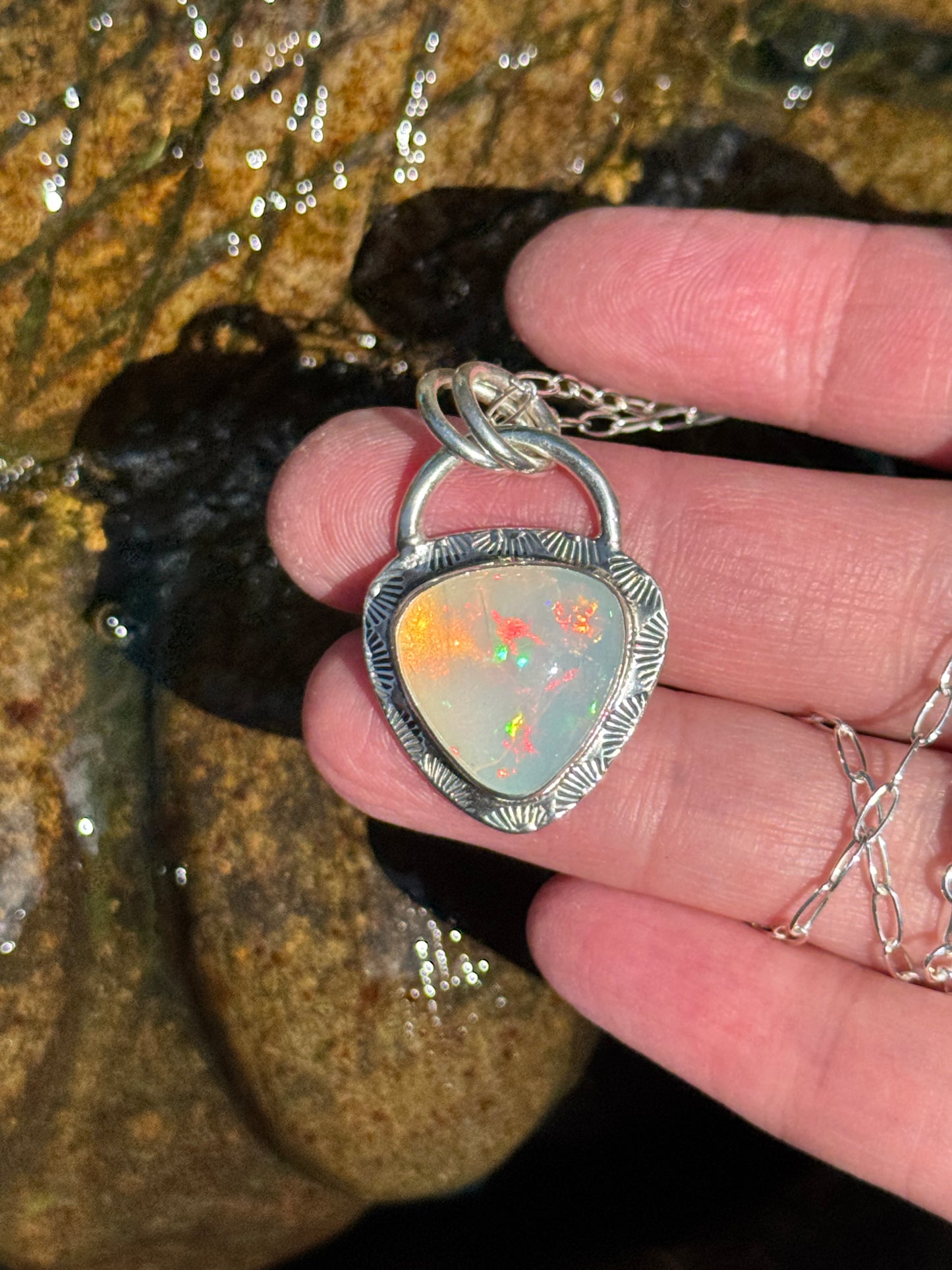 Welo Opal Statement Pendant