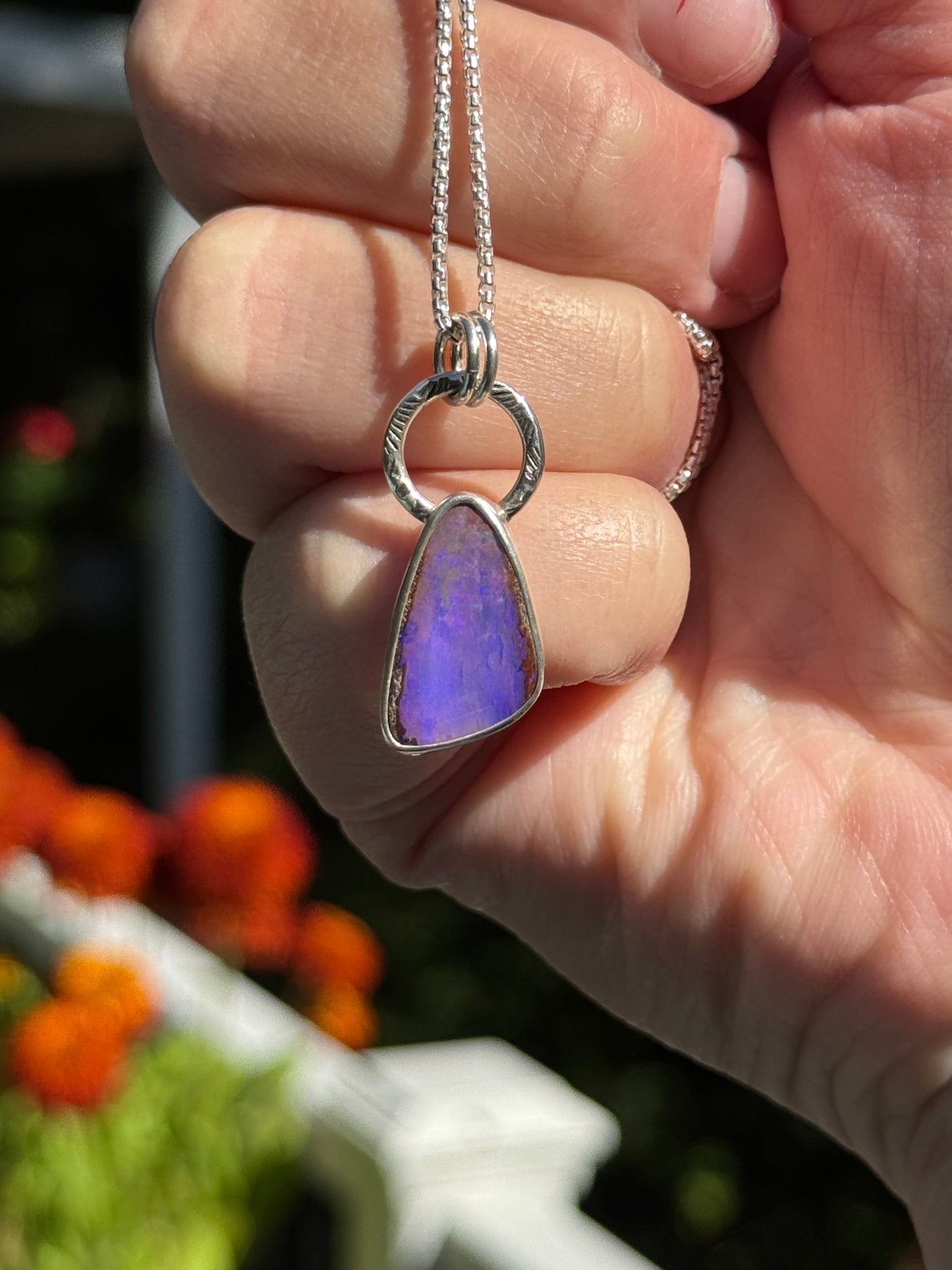 Australian Pipe Opal Pendant