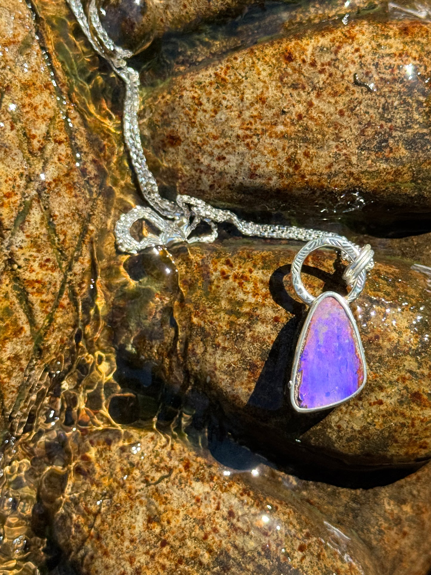 Australian Pipe Opal Pendant