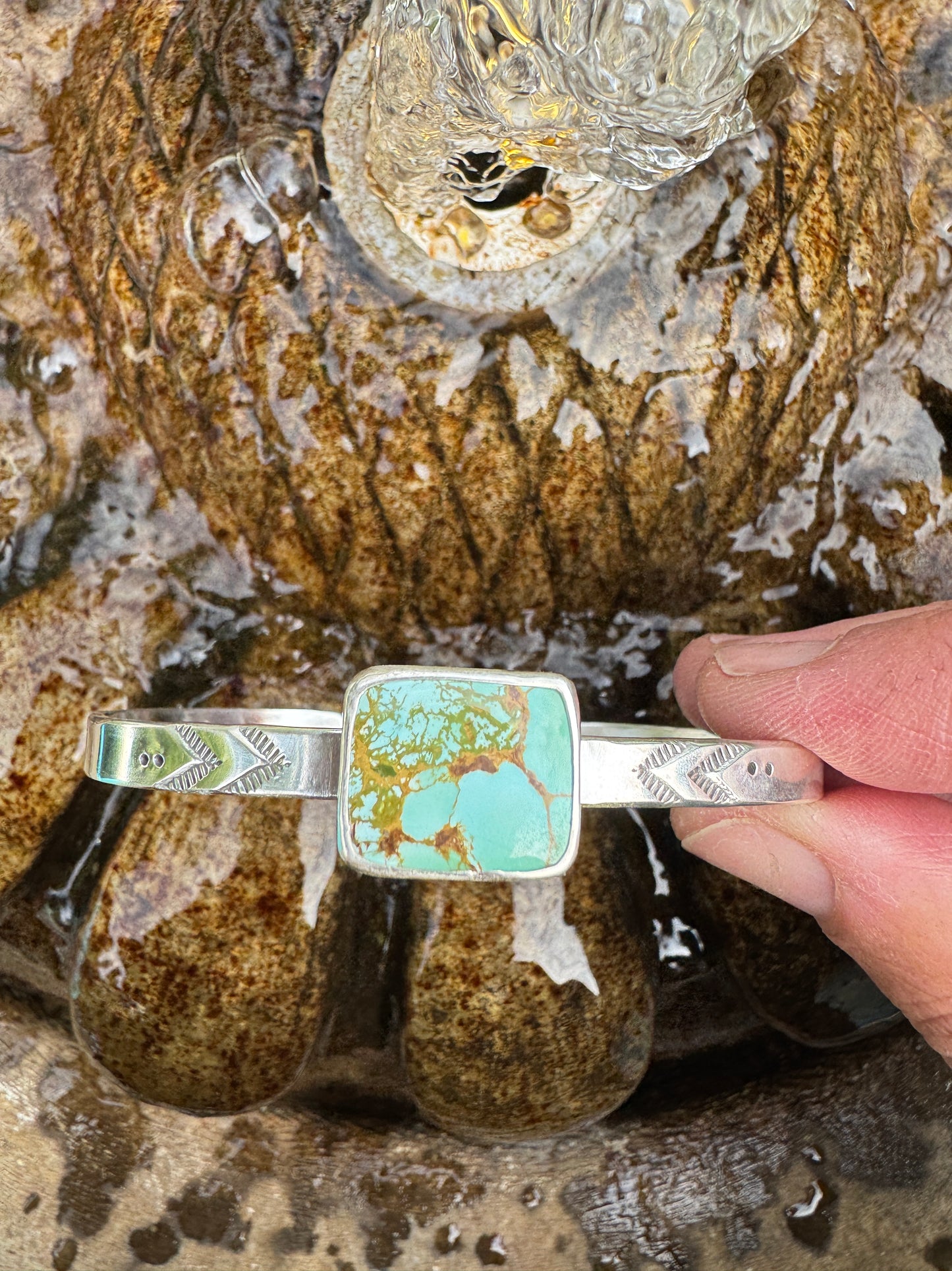 Brannon Blue Turquoise Cuff Bracelet