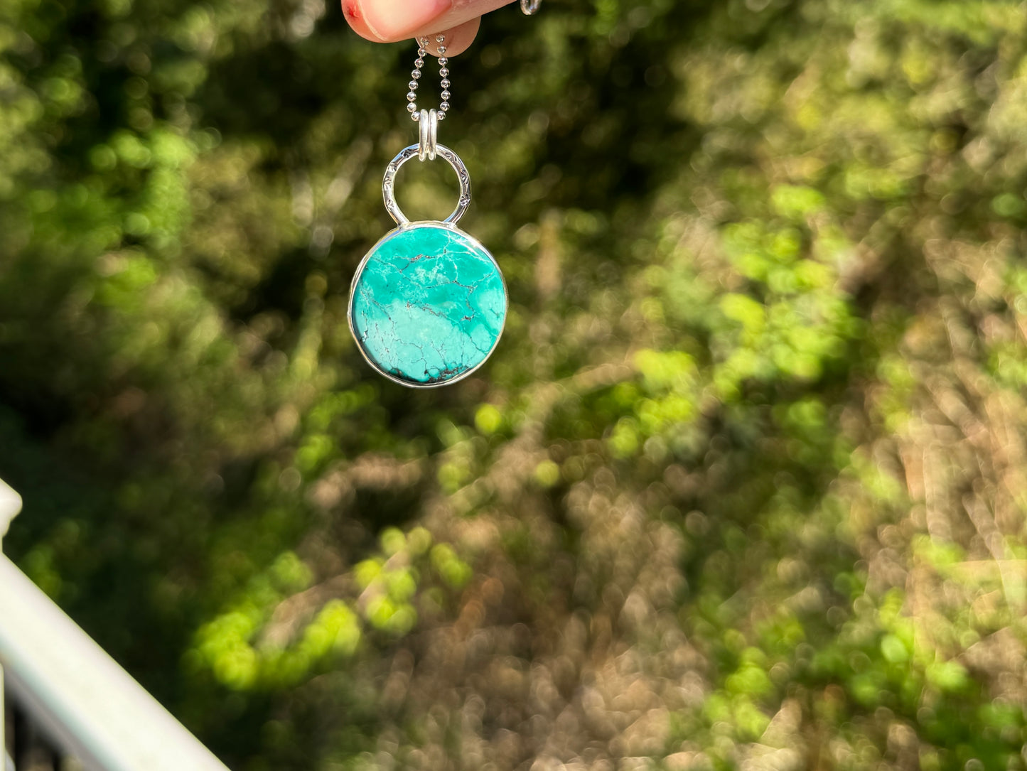 Turquoise Round Pendant