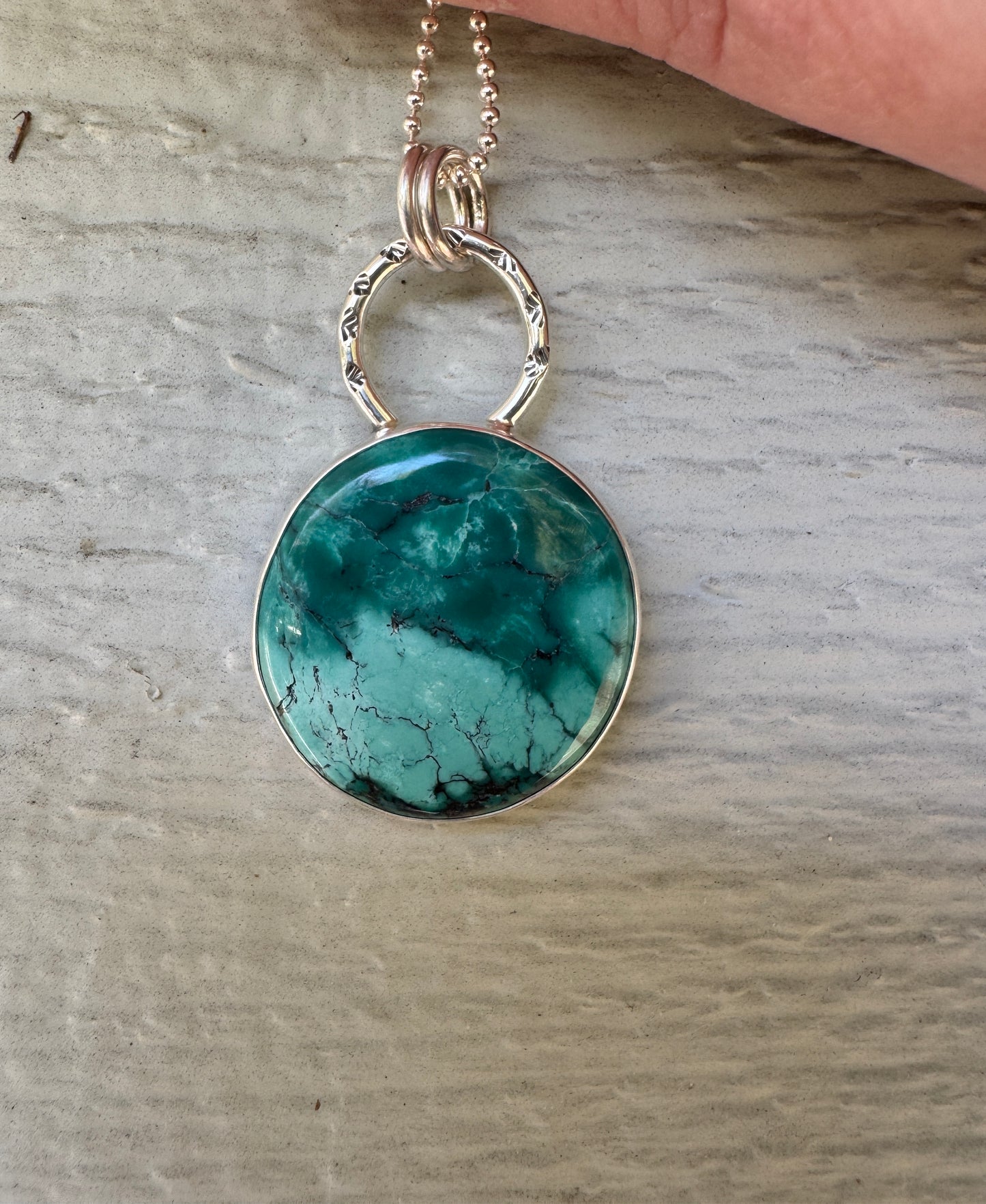 Turquoise Round Pendant