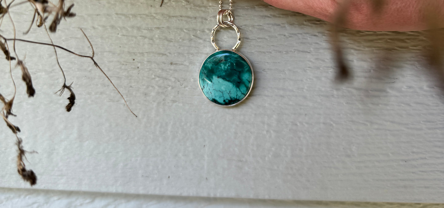 Turquoise Round Pendant