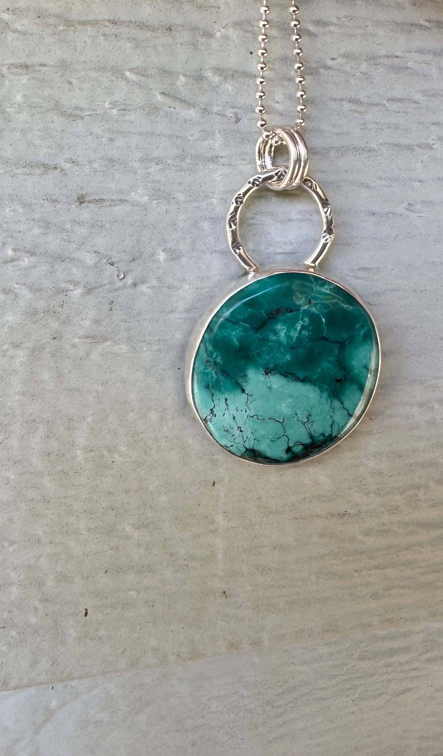 Turquoise Round Pendant