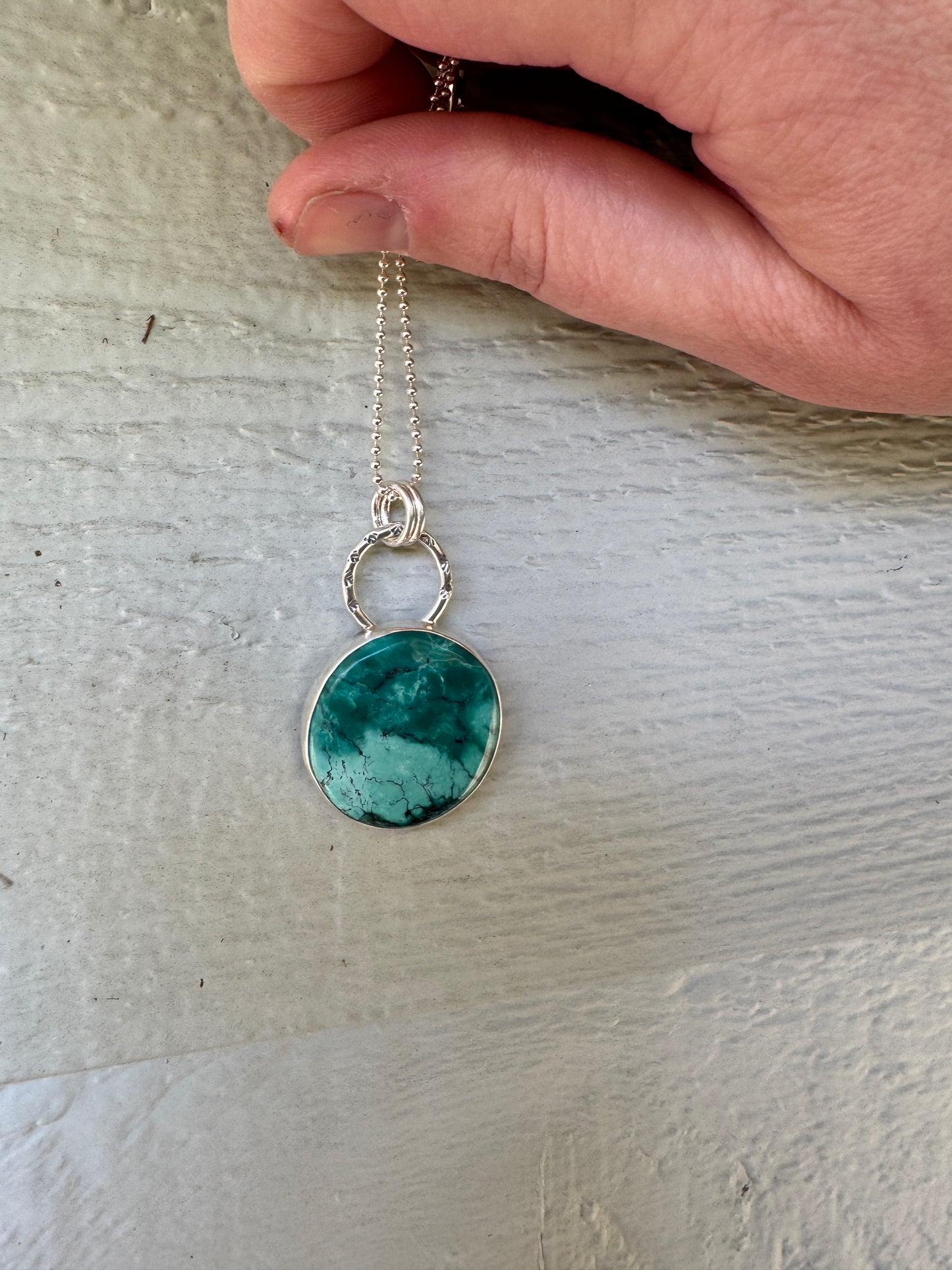 Turquoise Round Pendant