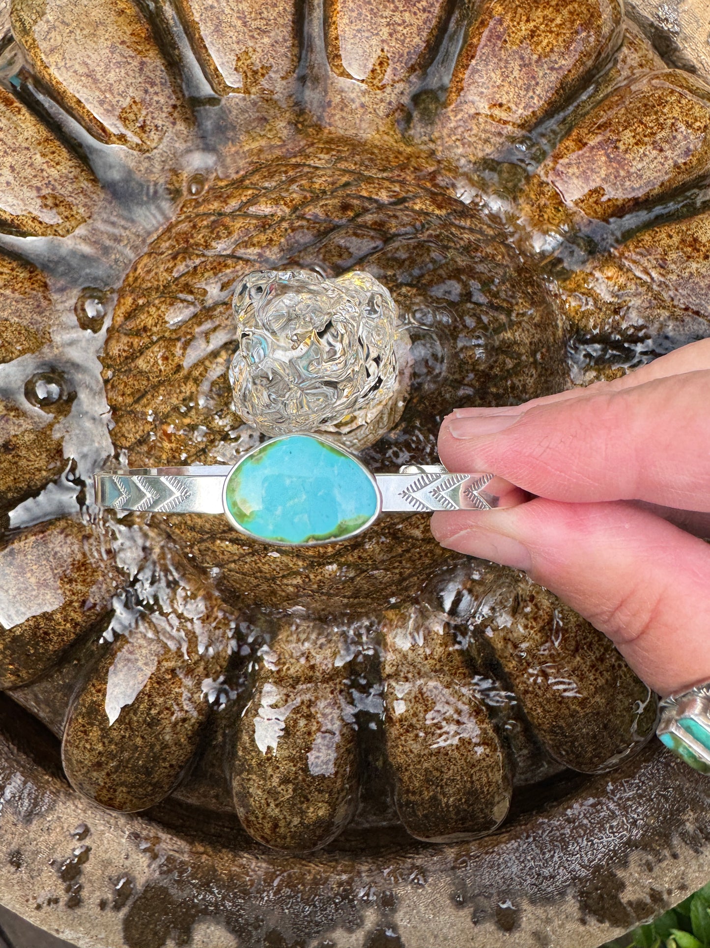 Sonoran Gold Turquoise Cuff Bracelet