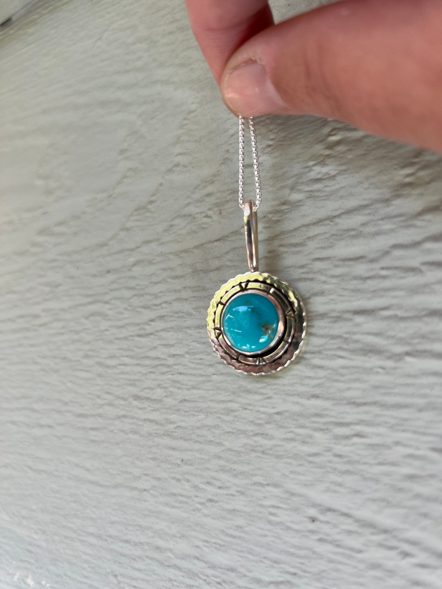 Medallion Turquoise Pendant