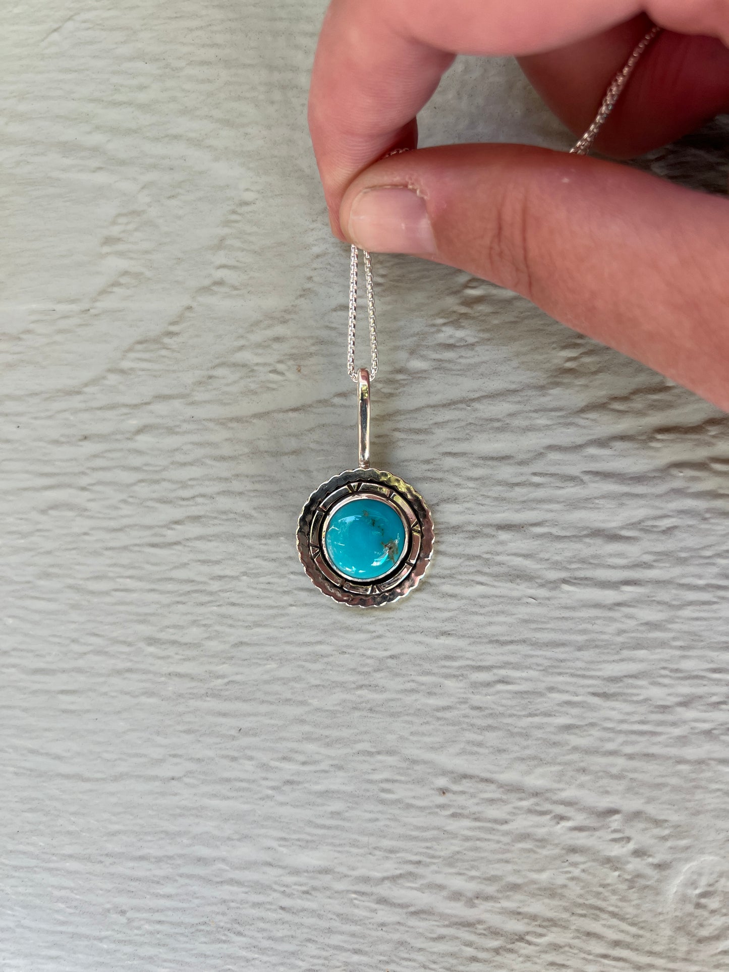 Medallion Turquoise Pendant
