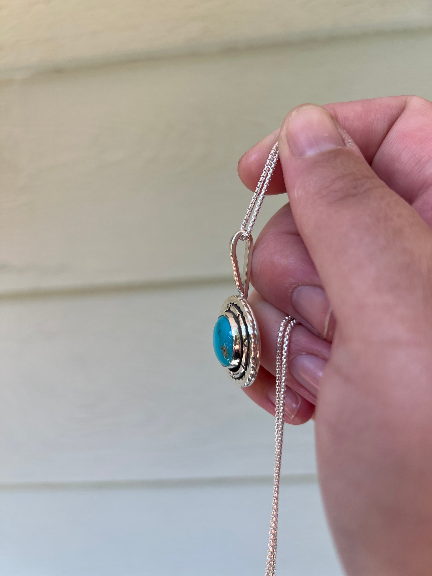 Medallion Turquoise Pendant