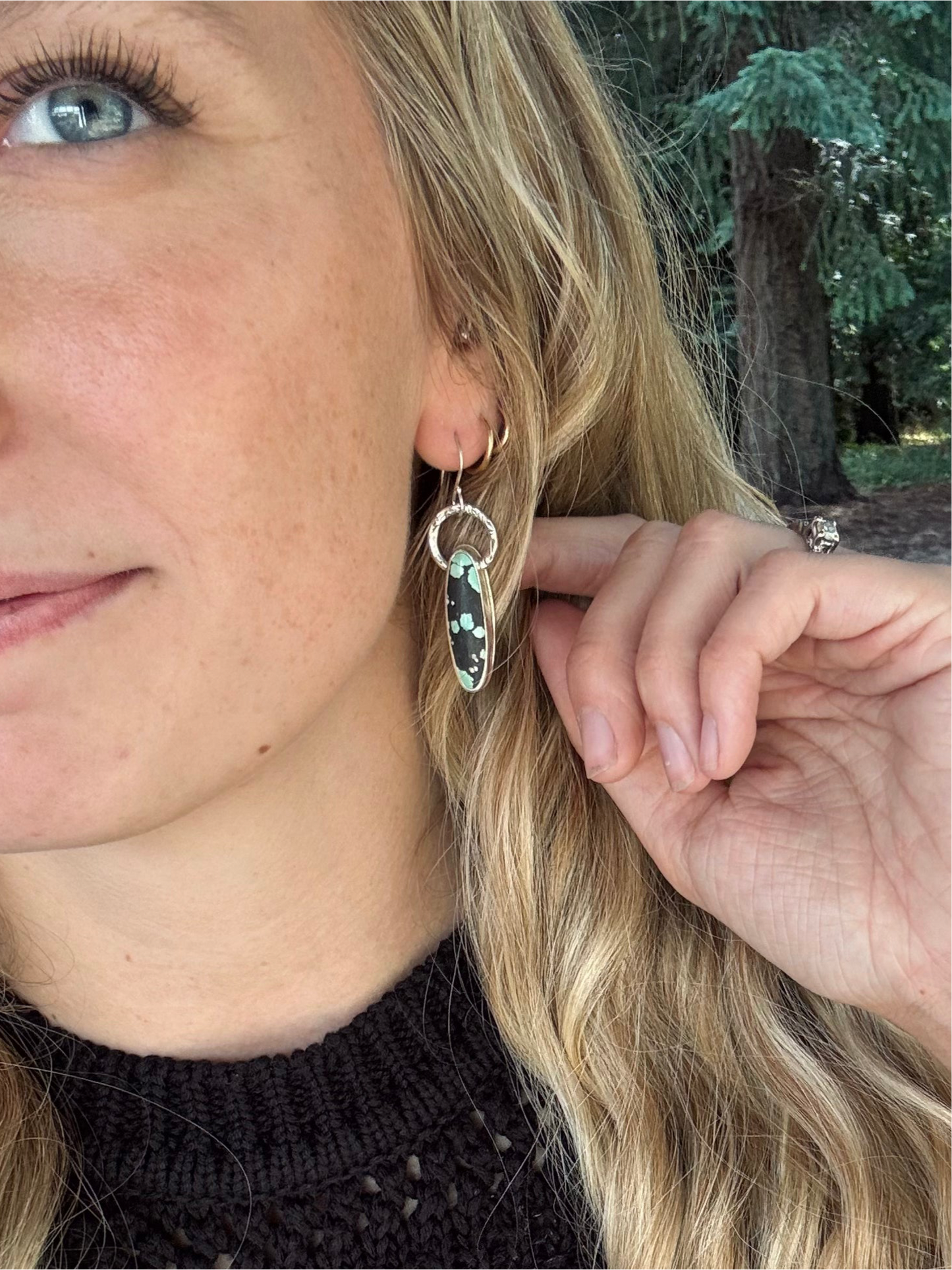 Bamboo Mountain Turquoise Earrings