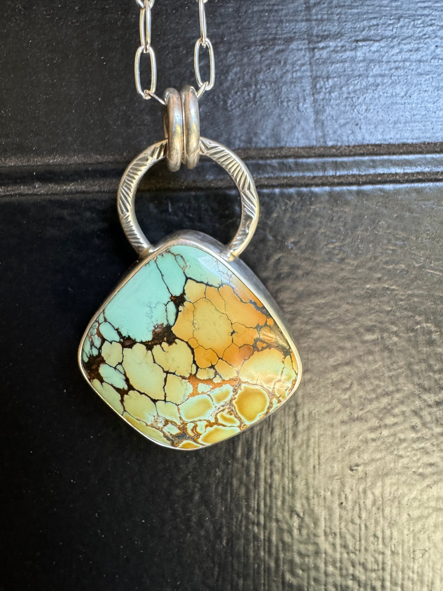 Bamboo Mountain Turquoise Pendant