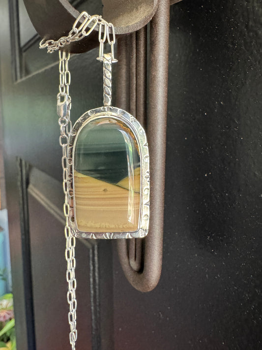 Blue Mountain Jasper Archway Pendant