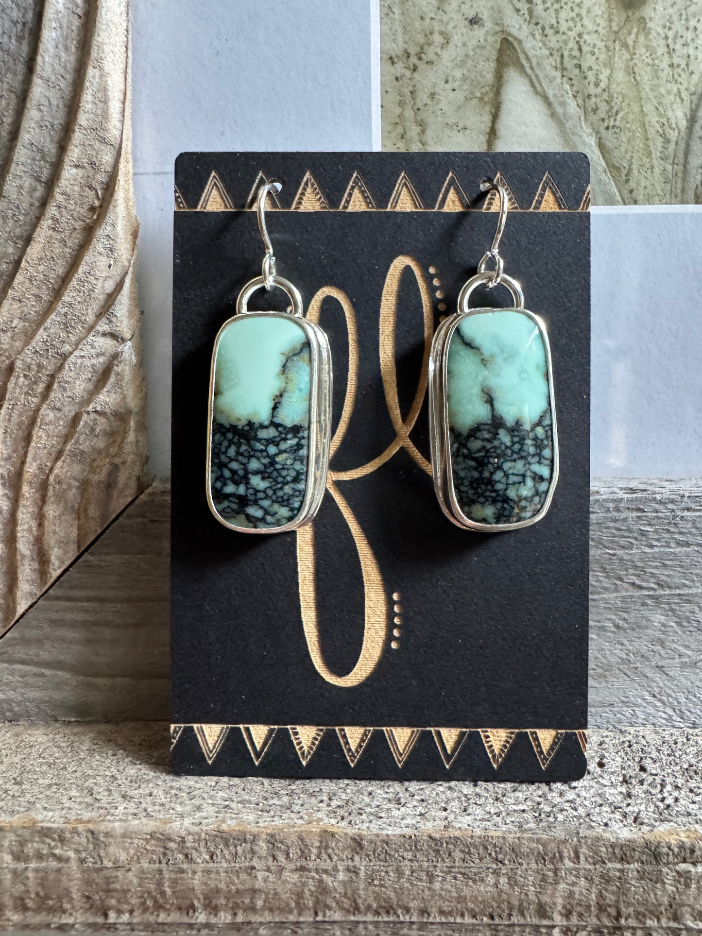 Aloe Variscite Earrings