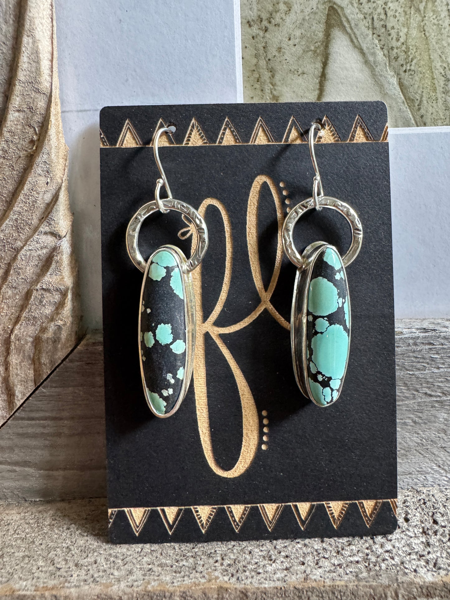 Bamboo Mountain Turquoise Earrings