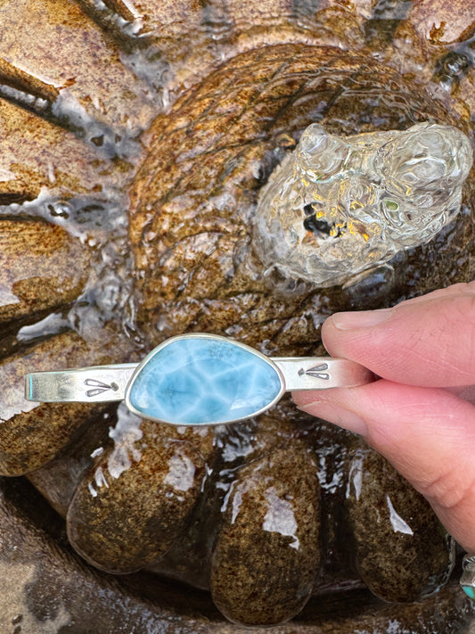 Larimar Cuff Bracelet