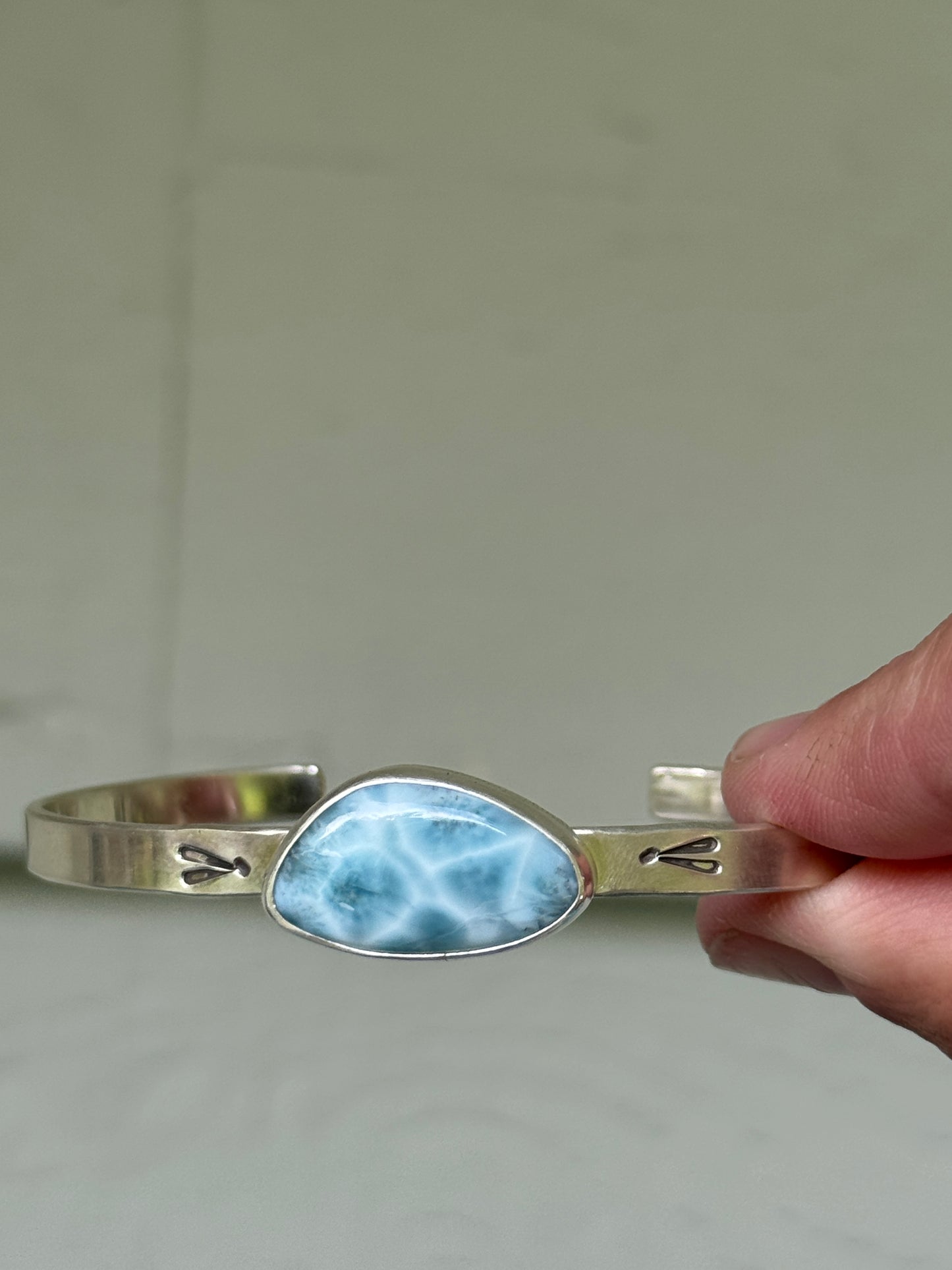 Larimar Cuff Bracelet