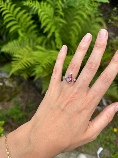 Pink Dahlia Ring