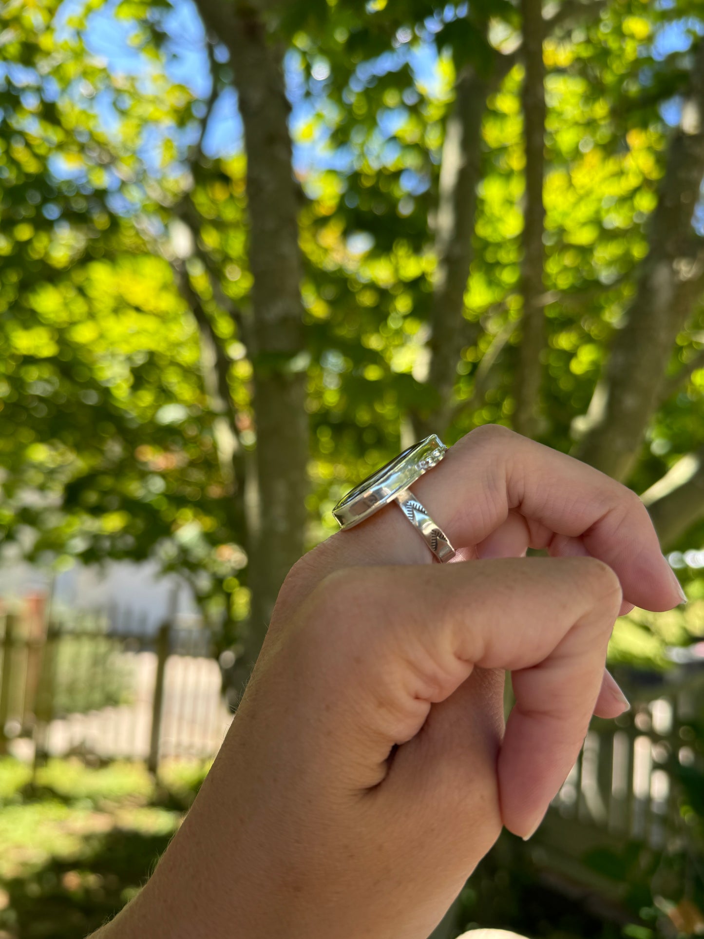 Montana Agate Freeform Ring
