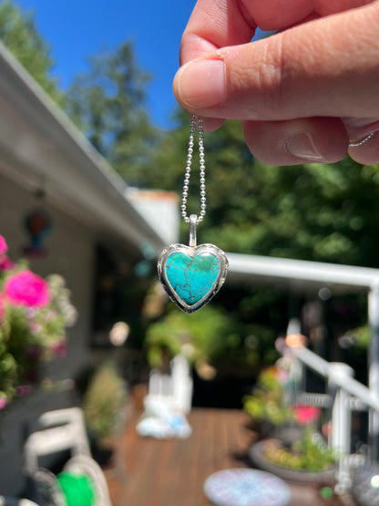 Turquoise Heart Pendant