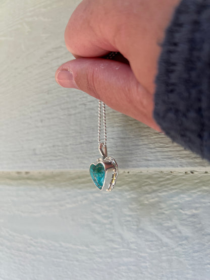 Turquoise Heart Pendant